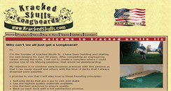 Desktop Screenshot of krackedskulls.com